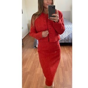 Vintage 60’s Anne Fogarty wiggle dress with matching jacket